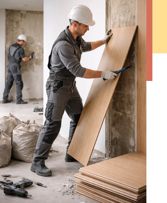 Демонтаж стеновых панелей в Елизово от 3545 руб. за м² быстро и недорого | ОТДЕЛОЧНИК-Лзв