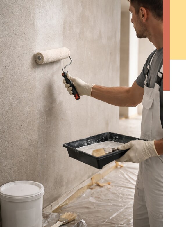 Грунтовка стен в Елизово от 2228 руб. м2 — быстро, недорого, с материалом | ОТДЕЛОЧНИК-Лзв