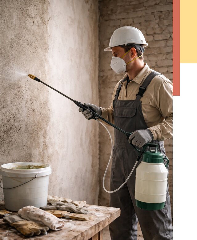 Антисептическая обработка стен в Елизово от 1215 руб. — быстро и недорого | ОТДЕЛОЧНИК-Лзв