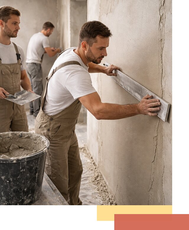 Штукатурка стен без маяков в Елизово быстро и качественно