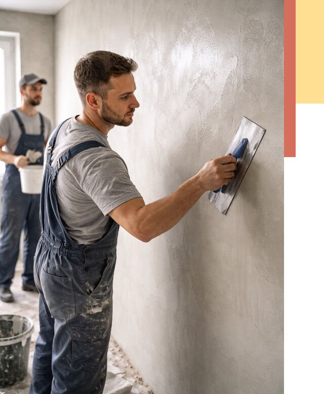 Глянцевание штукатурки стен в Елизово от 7596 руб. — услуги и затирка | ОТДЕЛОЧНИК-Лзв