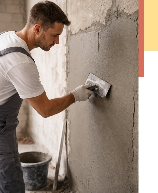 Штукатурка стен под плитку в Елизово от 4254 руб./м2 — выравнивание под плитку | ОТДЕЛОЧНИК-Лзв