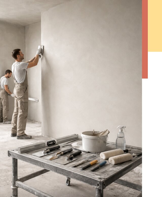 Штукатурка стен под покраску в Елизово от 4558 руб./м² — качественно и недорого | ОТДЕЛОЧНИК-Лзв