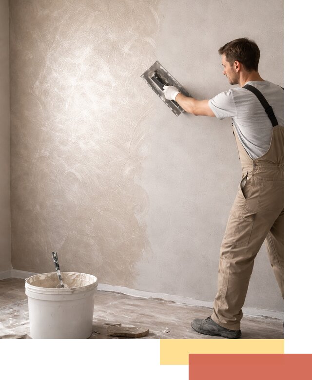 Декоративная штукатурка «Мокрый шелк» под ключ в Елизово