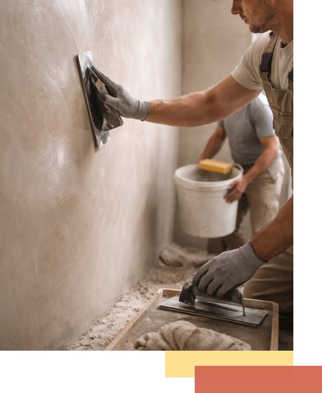 Нанесение марокканской штукатурки таделакт в Елизово