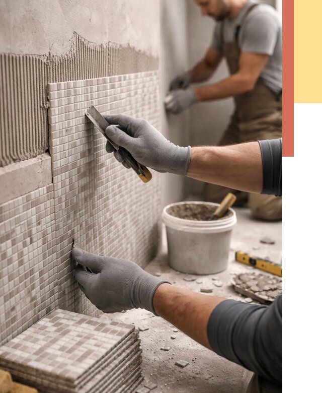 Облицовка стен мозаикой в Елизово от 3241 руб/м2 — укладка мозаики на стены | ОТДЕЛОЧНИК-Лзв