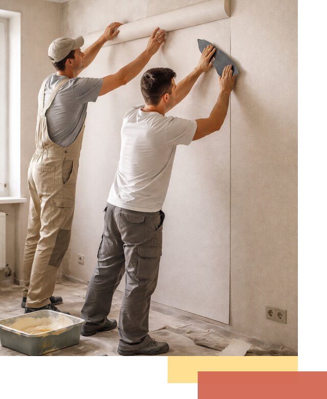 Поклейка виниловых обоев в Елизово профессионально и качественно