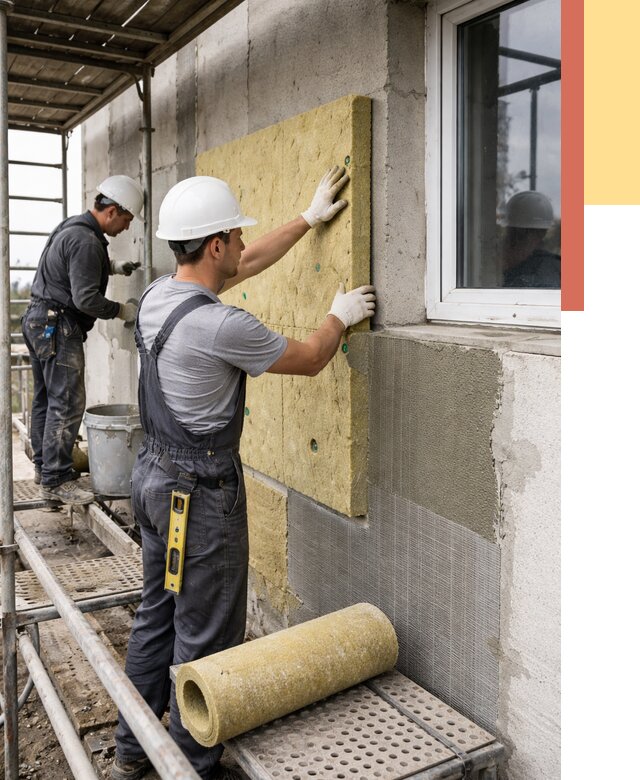 Утепление стен в Елизово от 4355 руб. под ключ — быстро и недорого | ОТДЕЛОЧНИК-Лзв