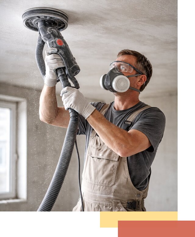 Шлифовка потолка в Елизово — качественная подготовка под отделку