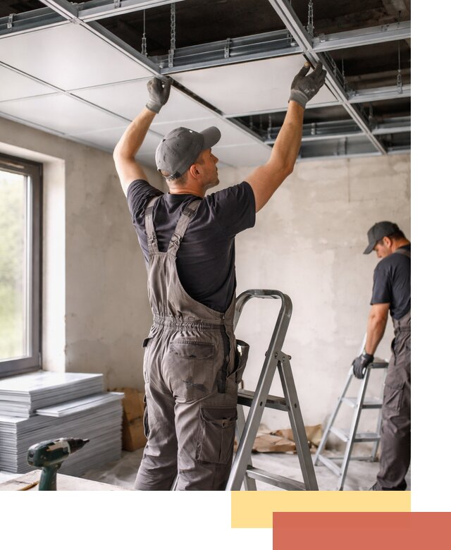 Монтаж кассетного потолка в Елизово качественно и быстро