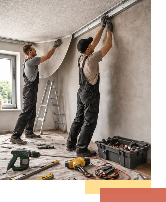 Монтаж фактурного натяжного потолка в Елизово качественно и быстро