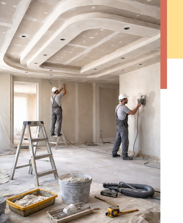 Многоуровневый потолок из гипсокартона в Елизово от 760 руб. под ключ | ОТДЕЛОЧНИК-Лзв