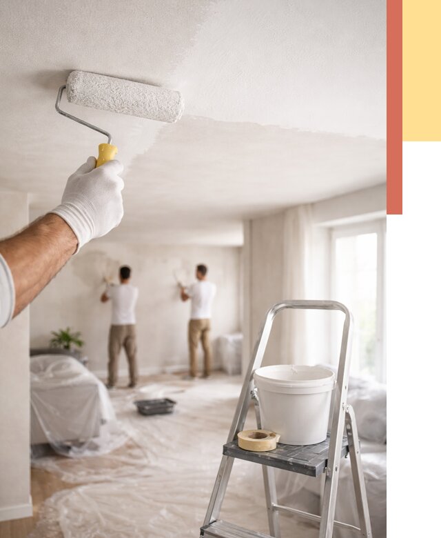 Покраска потолка акриловой краской в Елизово от 2532 руб. | ОТДЕЛОЧНИК-Лзв