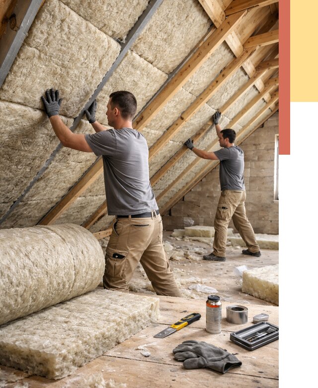 Утепление потолка минватой в Елизово от 1469 руб. — быстро и недорого | ОТДЕЛОЧНИК-Лзв