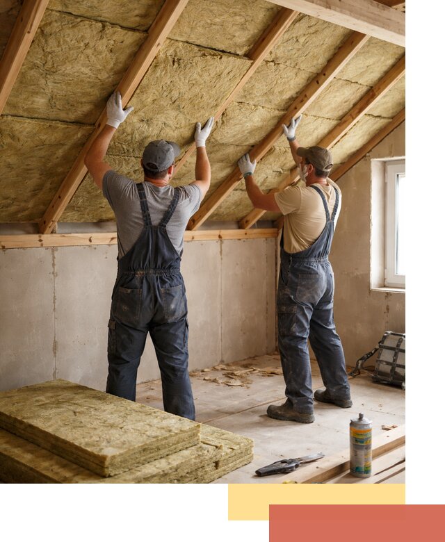 Утепление потолка минеральной ватой в Елизово