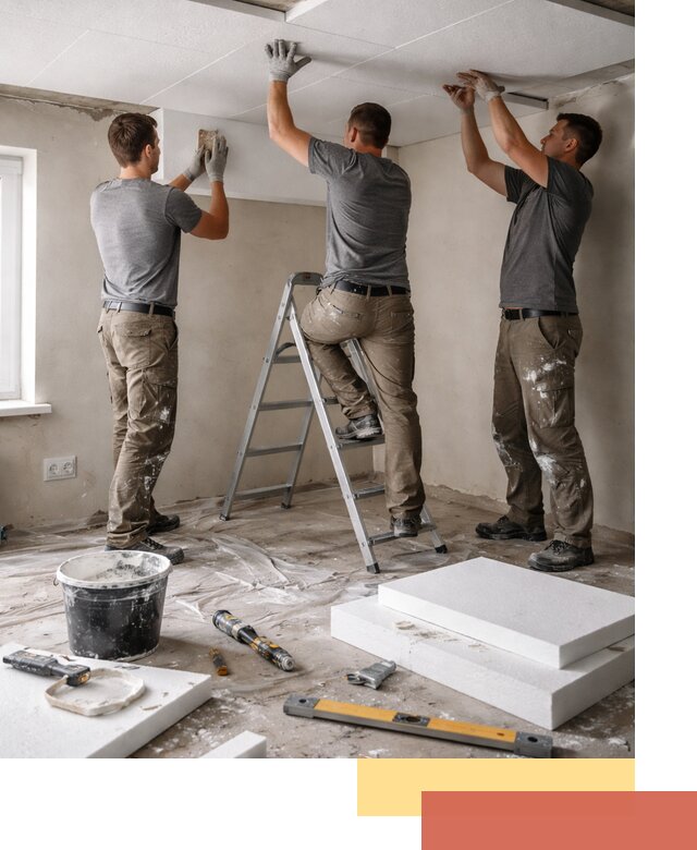 Утепление потолка пенопластом в Елизово быстро и качественно