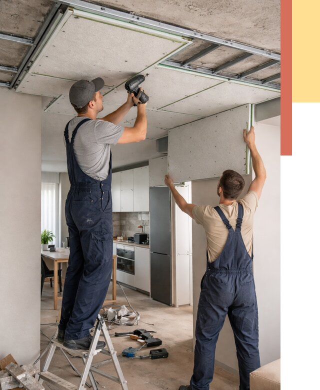 Шумоизоляция потолка панелями зипс в Елизово от 1874 руб. под ключ | ОТДЕЛОЧНИК-Лзв